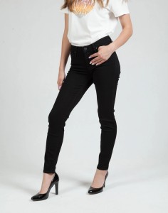 LEE SCARLETT DAMSKIE SPODNIE JEANSOWE JEANS DŻINSY BLACK RINSE L526SH47 112111903