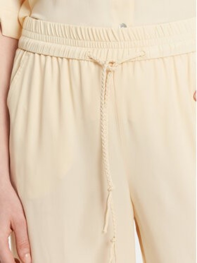 Marella Spodnie palazzo Vivaio 2513131054 Żółty Wide Leg