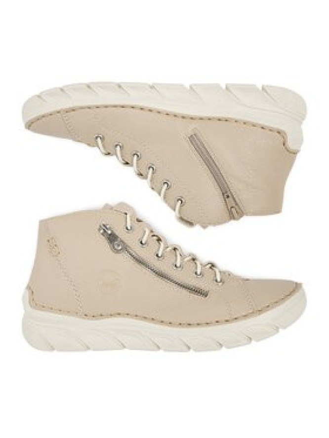 Rieker Trzewiki 55048-60 Beżowy