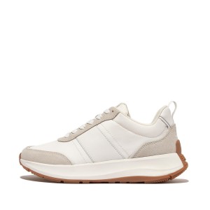 Sneakersy damskie FitFlop F-Mode Flow Nylon & Suede Mix