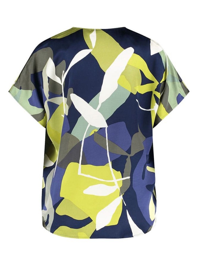 Gerry Weber Bluzka w kolorze granatowo-zielonym rozmiar: 38