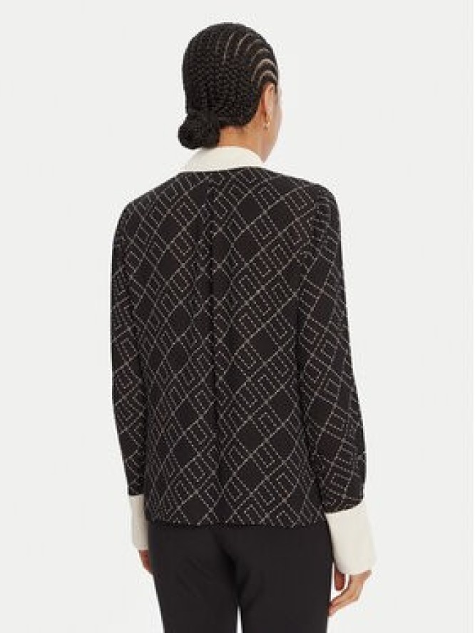 Elisabetta Franchi Koszula CA-104-56E2-V320 Czarny Regular Fit