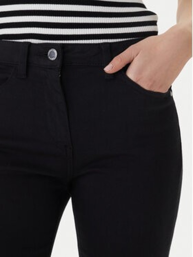 Morgan Jeansy 251-PETROI Czarny Slim Fit