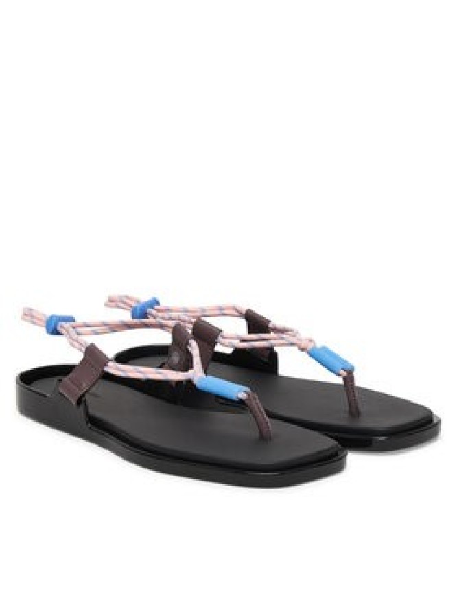 Calvin Klein Sandały Beach Sandal Rope Pu 2 HW0HW02967 Kolorowy