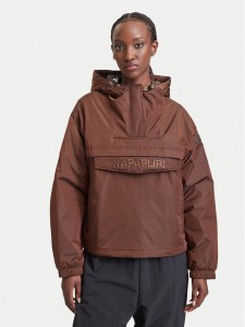 Napapijri Kurtka anorak Rainforest Optique W NP0A8AHAW331 Brązowy Oversize