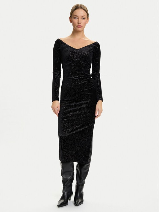 Armani Exchange Sukienka koktajlowa XW000795 AF16143 MC072 Czarny Slim Fit