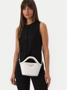 Guess Torebka Lindsey Mini HWSG97 49750 Kremowy