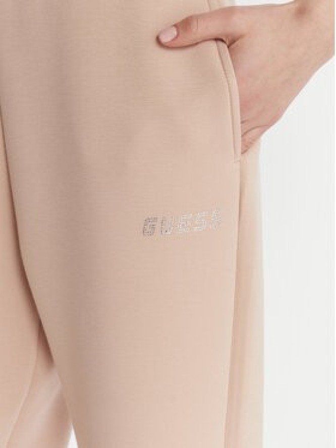 Guess Spodnie materiałowe 169841 Beżowy Slim Fit