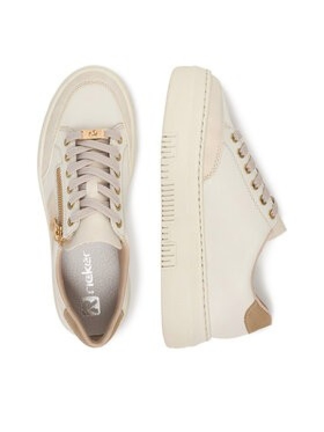 Rieker Sneakersy M1912-80 Écru