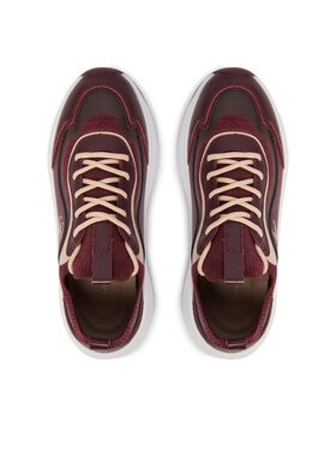 Tommy Hilfiger Sneakersy TH Wave Runner FW0FW09484 Bordowy