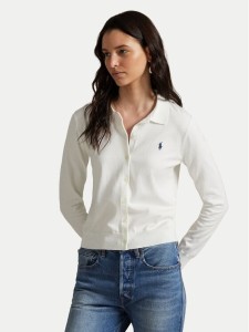 Polo Ralph Lauren Kardigan 211972110002 Biały Slim Fit