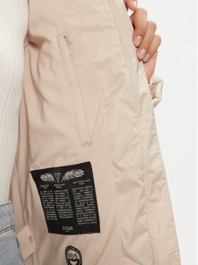 Guess Kurtka puchowa New Olga W4BL53 WEX52 Beżowy Regular Fit