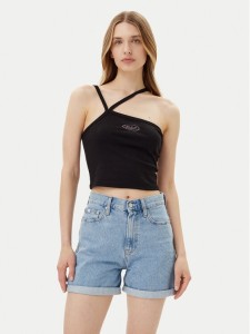 Volcom Top Stonezone B0112503 Czarny Slim Fit