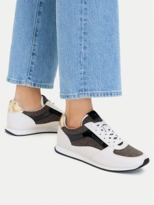 MICHAEL Michael Kors Sneakersy Cindy 43T6CDFS3L Brązowy