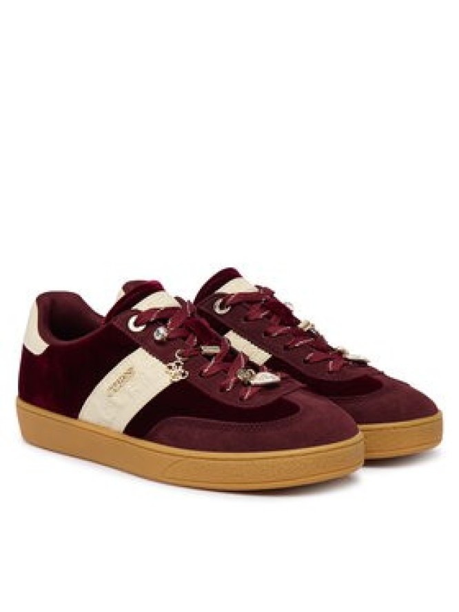Guess Sneakersy FLFN2A FAB12 Bordowy
