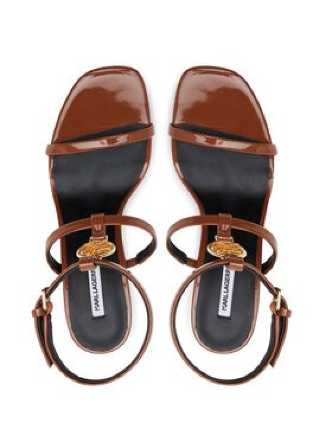 KARL LAGERFELD Sandały Belvia KL32914 Brązowy