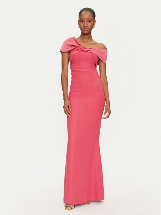 Marciano Guess Sukienka wieczorowa 5GGK11 7300A Koralowy Slim Fit