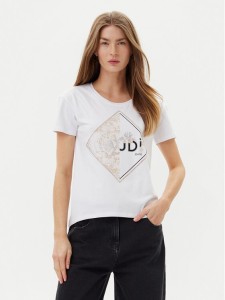 Gaudi T-Shirt 511BD64039 Biały Regular Fit