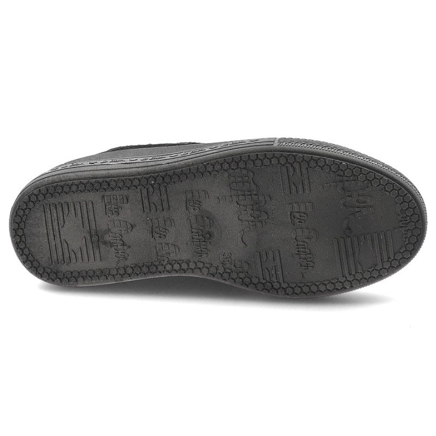 Czarne Trampki Lee Cooper Damskie Buty Na Platformie