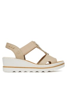 Rieker Sandały 67498-62 Beżowy