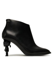 KARL LAGERFELD Botki Nft Heel Zip KL39135 Czarny