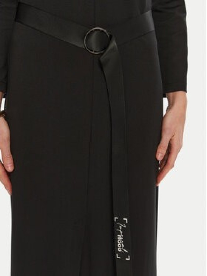 Imperial Sukienka codzienna AFBJIMU Czarny Regular Fit