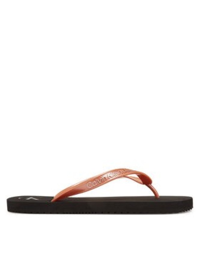 Calvin Klein Jeans Japonki Beach Sandal Monologo Tpu YW0YW01719 Złoty