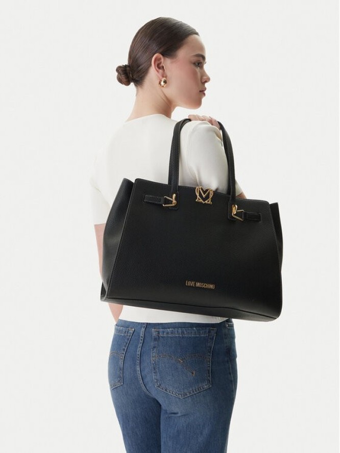 LOVE MOSCHINO Torebka JC4124PP1OLM0000 Czarny