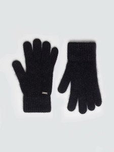 Rękawiczki damskie dzianinowe czarne Heryniasa 906