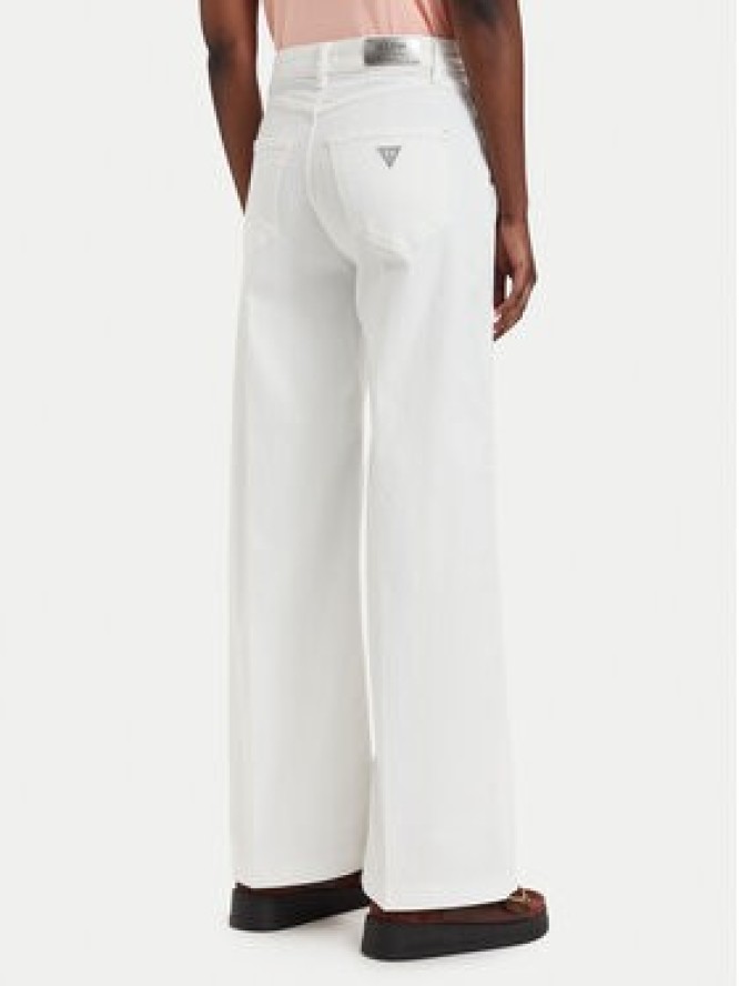 Guess Jeansy W6GA1C D0708 Biały Wide Leg