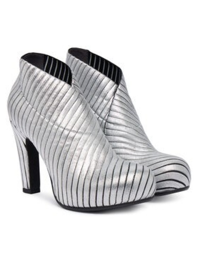 United Nude Botki Fold HI II 10870851129 Srebrny
