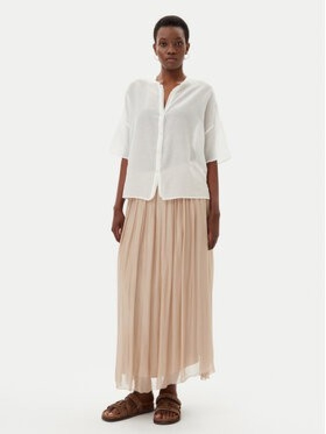 ViCOLO Koszula TD0648 Biały Loose Fit