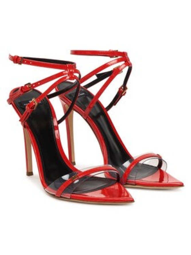 Elisabetta Franchi Sandały SA49L61E2 Czerwony