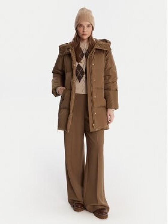 Weekend Max Mara Kurtka puchowa Newbembo 2525496072 Brązowy Relaxed Fit