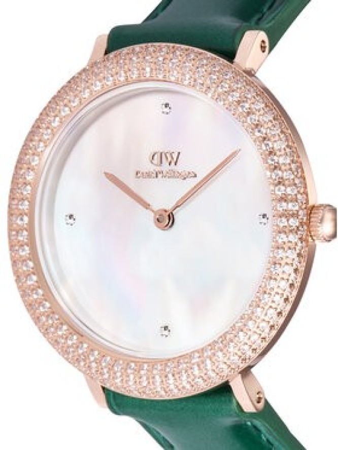 Daniel Wellington Zegarek Crystalline Bezel 32 DW00100826 Różowe złoto