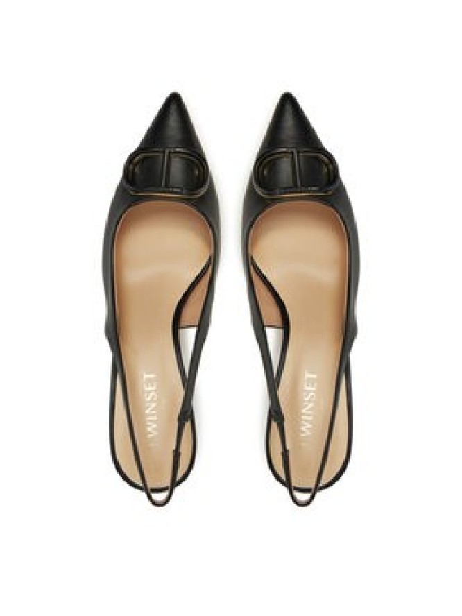 TWINSET Szpilki 251TCP062 Czarny