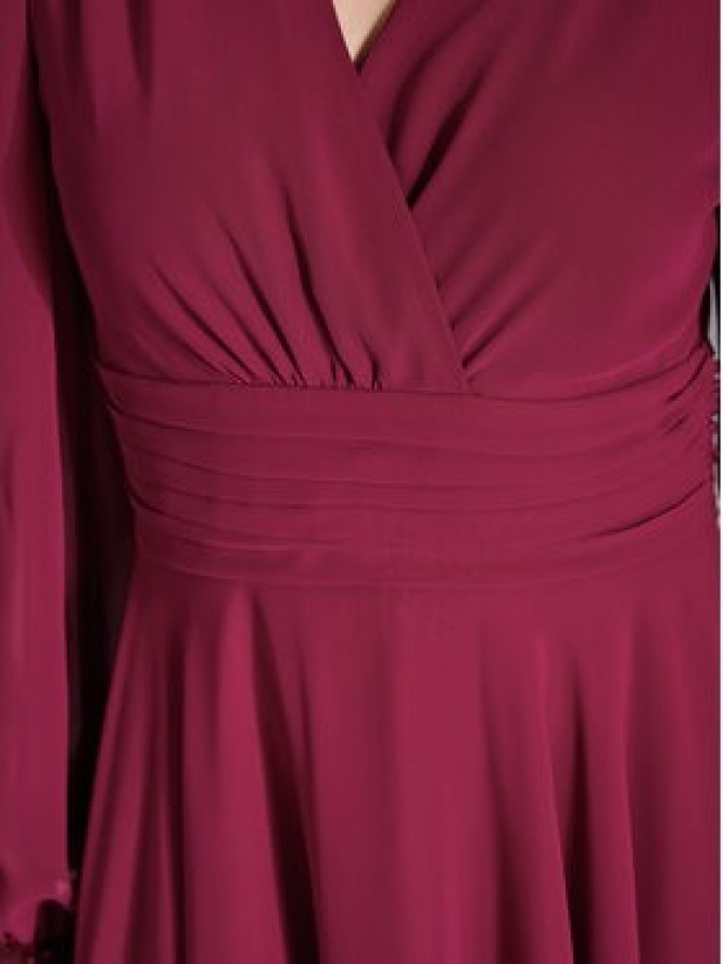 Swing Sukienka wieczorowa 5AI17100 Bordowy Regular Fit