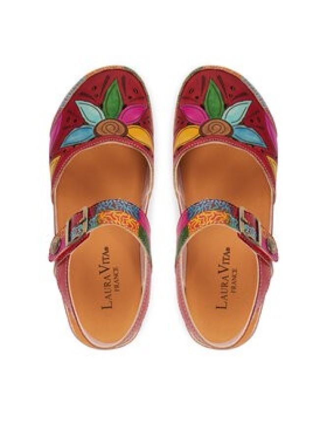 Laura Vita Sandały Facscineo 02 Czerwony