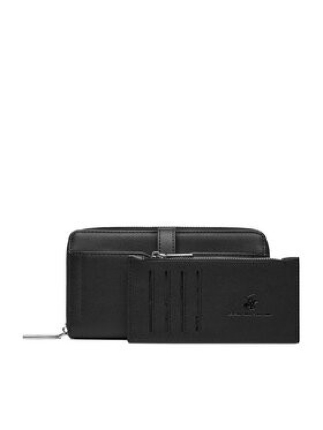 Beverly Hills Polo Club Portfel CEO-BHPC-W1-011-SS26 Czarny