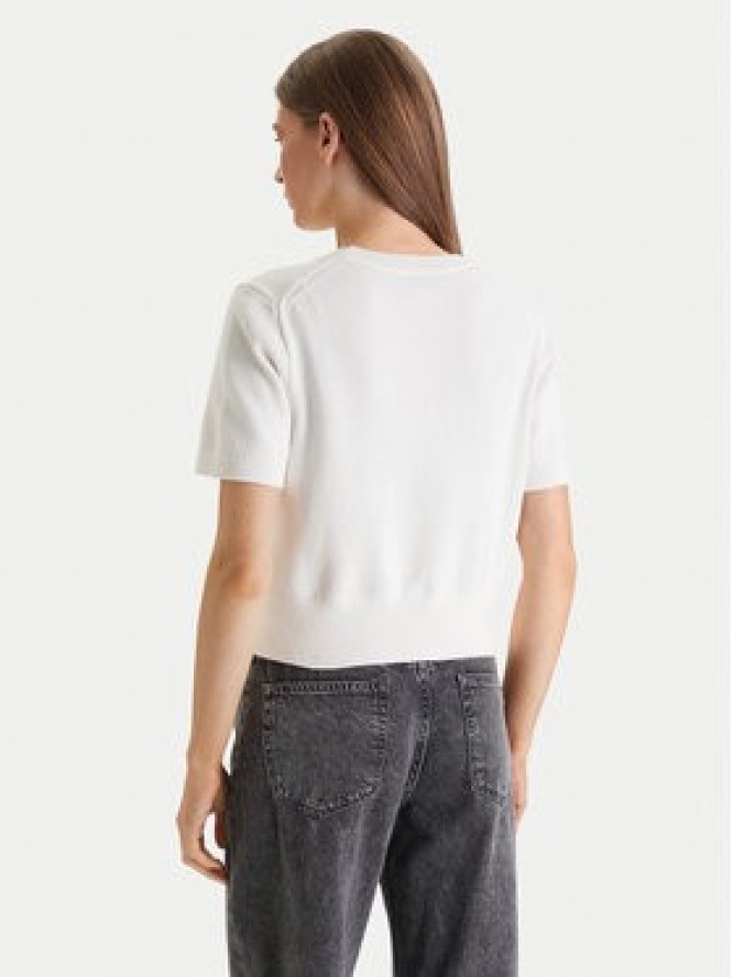 Calvin Klein Jeans Sweter Chunky LV044E306G Beżowy Regular Fit