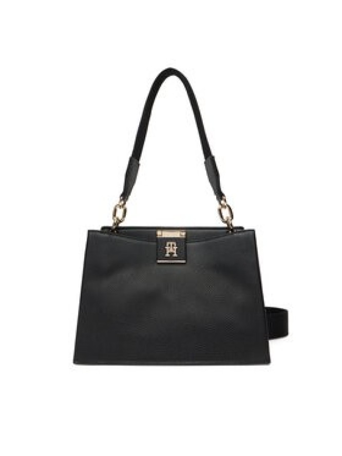 Tommy Hilfiger Torebka Th Her Med Satchel AW0AW17722 Czarny