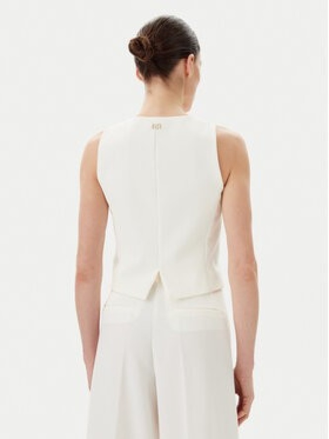 Rinascimento Kamizelka CFC0123672003 Écru Regular Fit