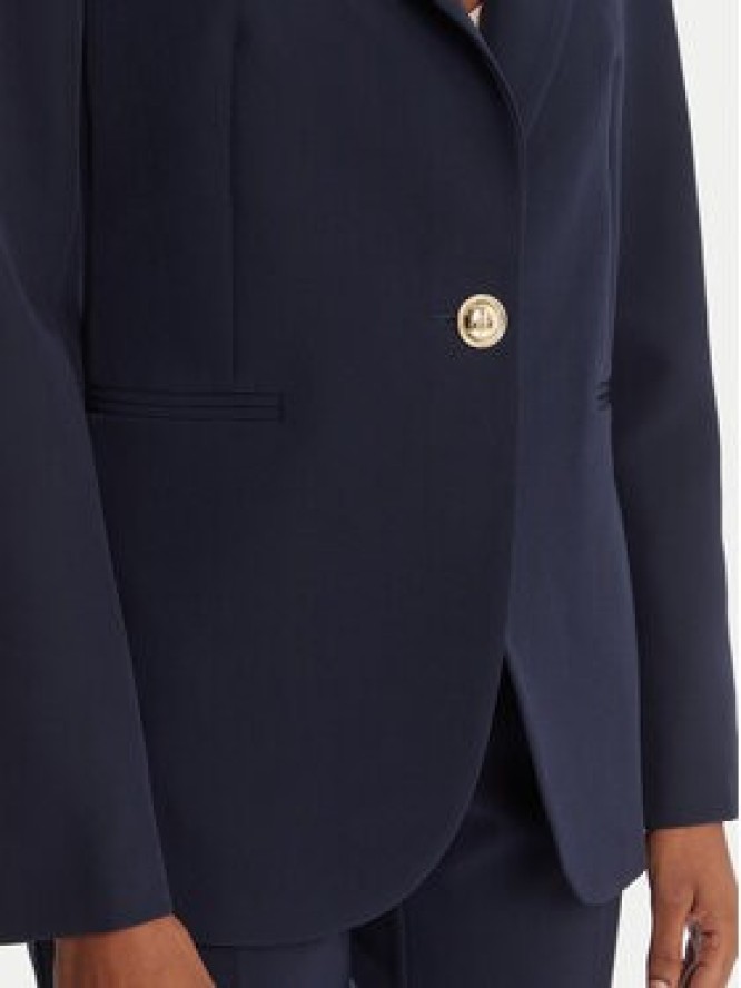 Rinascimento Marynarka CFC0126224003 Granatowy Regular Fit