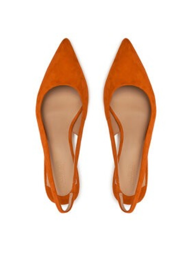 LAUREN RALPH LAUREN Czółenka Lolah II 802959263003 Pomarańczowy