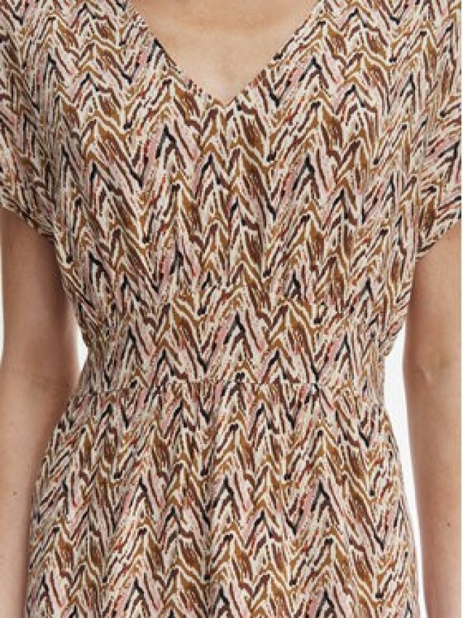 ONLY Sukienka letnia Nova 15342707 Beżowy ciemny Regular Fit