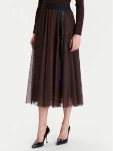 JOOP! Spódnica tiulowa 58 252S58Fridi 30046657 Brązowy Regular Fit