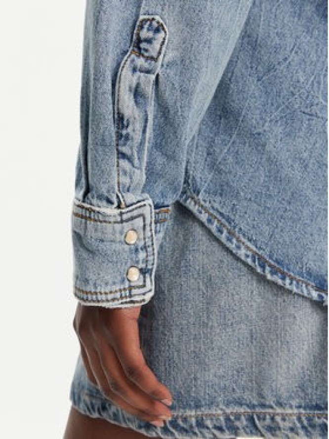 Liu Jo Koszula jeansowa UA5203 D4306 Niebieski Relaxed Fit