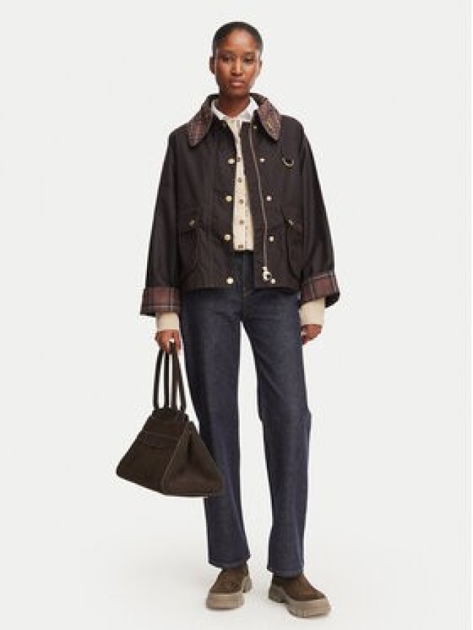 Barbour Kurtka przejściowa Spey LWX1581RU91 Brązowy ciemny Regular Fit