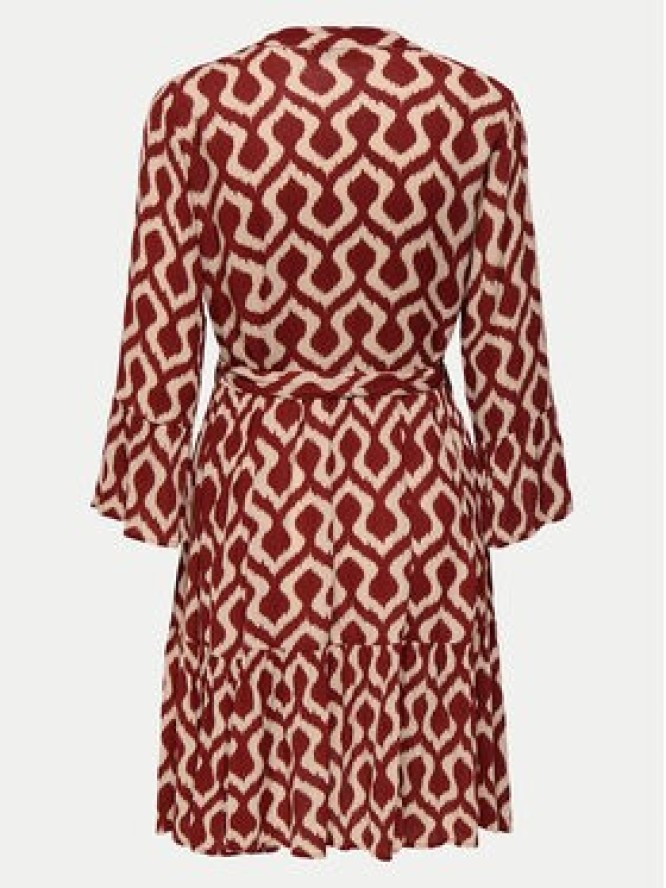 ONLY Sukienka codzienna Clemmentine 15320417 Bordowy Regular Fit