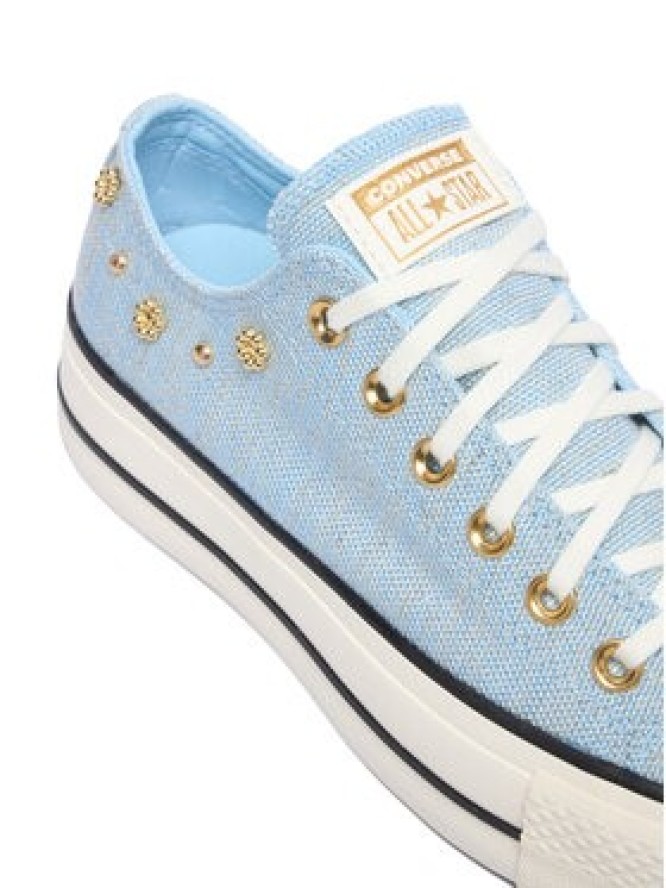 Converse Trampki Chuck Taylor All Star Heathered Glam A17596C Niebieski